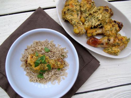 Chicken in Vindaloo Yogurt Sauce