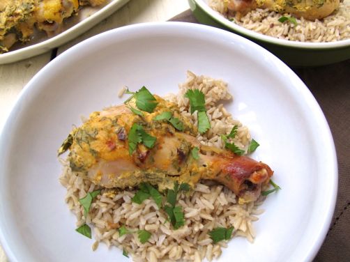 Chicken in Vindaloo Yogurt Sauce