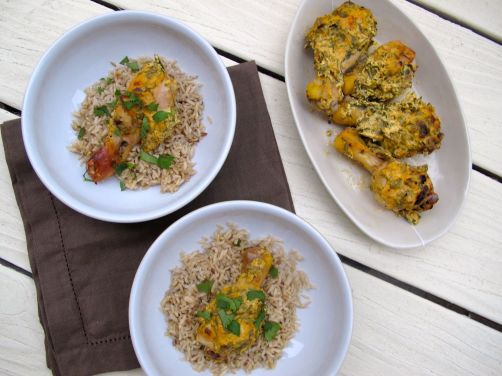 Chicken in Vindaloo Yogurt Sauce