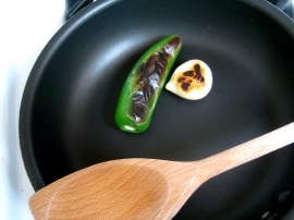 Charred Jalapeño and Garlic