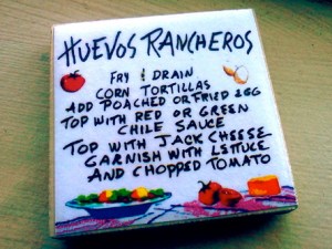 Huevos rancheros recipe magnet