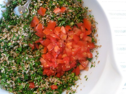 Tabbouleh (Bulgar Wheat Salad with Parsley and Mint) Tabbouleh (Bulgar Wheat Salad with Parsley and Mint)
