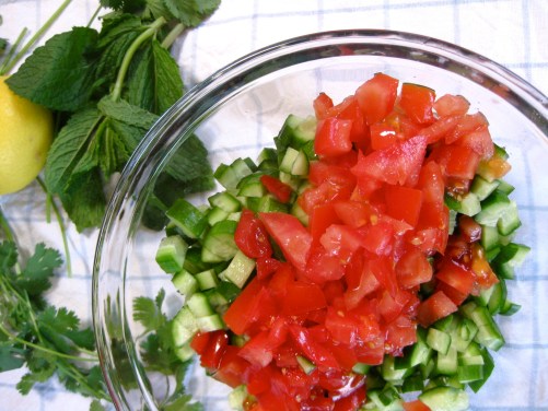 Shepherd's Salad Ingredients