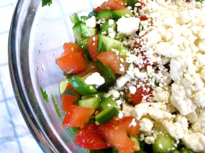 Shepherd's Salad Ingredients