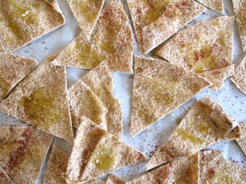 Homemade Pita Chips with Za'atar