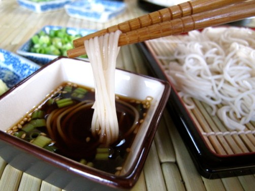 Zaru Soumen - Chilled Japanese Noodles with Tangy Dipping Sauce