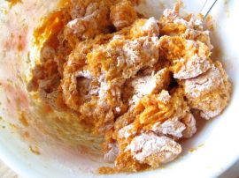 Making Sweet Potato Gnocchi in Rosemary Butter