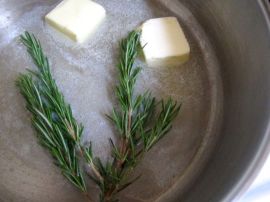 Sweet Potato Gnocchi in Rosemary Butter
