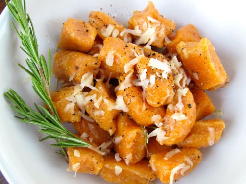 Sweet Potato Gnocchi in Rosemary Butter
