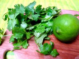 Making Cilantro Lime Moule Frites