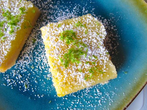 Zesty Lemon Lime Bars