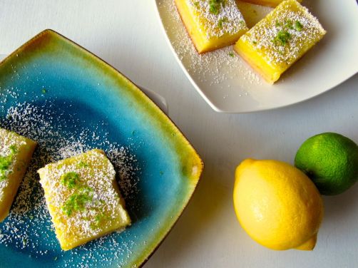 Zesty Lemon Lime Bars