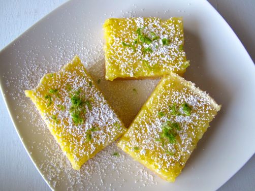 Zesty Lemon Lime Bars