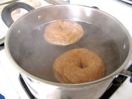 Boiling Maple Cinnamon Bagels