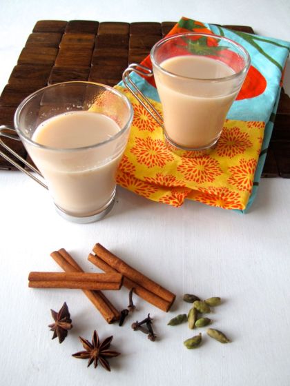 Homemade Masala Chai with Whole Spices