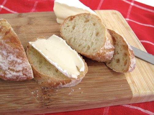 Pain à l'Ancienne No-Knead Baguettes with Brie Cheese