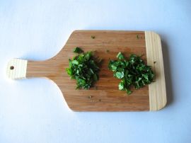 Cilantro and Mint for Chicken Tagine with Chickpeas, Chard, and Dried Figs