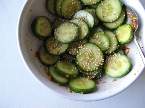 Easy Korean Pickled Cucumber Banchan