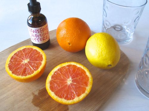 Cara Cara Orange Cocktail with Homemade Grapefruit Bitters