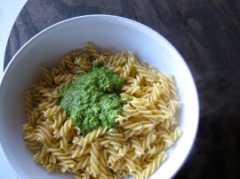 Pasta Genovese with Pesto, Potatoes, and Green Beans