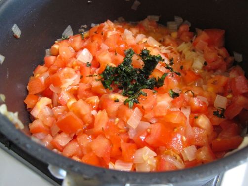 Chana Masala tomatoes and onions