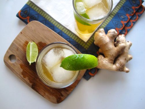 The Chinchilla cocktail with ginger and lime