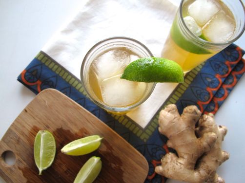 The Chinchilla cocktail with ginger and lime