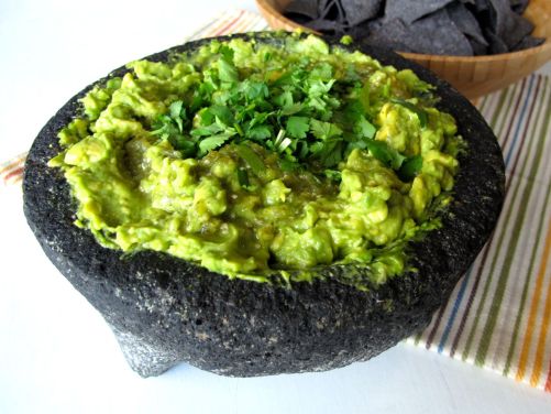 Roasted Tomatillo Guacamole Roasted Tomatillo Guacamole