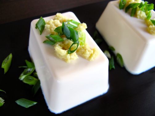 Japanese Tofu with Ginger and Scallions
