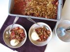 Berry Rhubarb Crisp