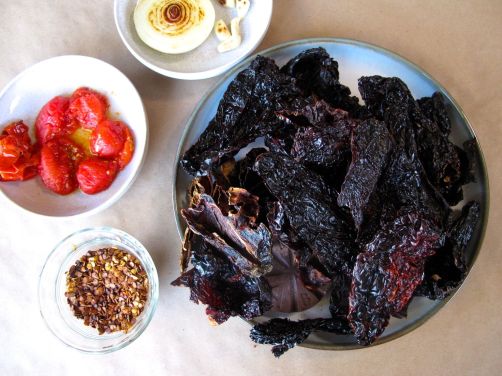 Ingredients for Mole Poblano