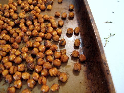 Za'atar Roasted Chickpeas