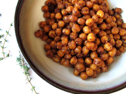 Za'atar Roasted Chickpeas