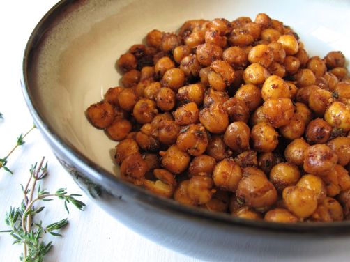 Za'atar Roasted Chickpeas