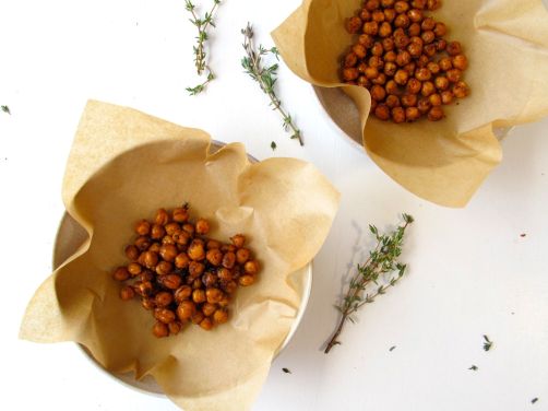Za'atar Roasted Chickpeas