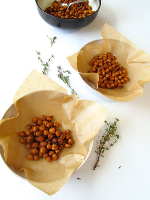 Za'atar Roasted Chickpeas