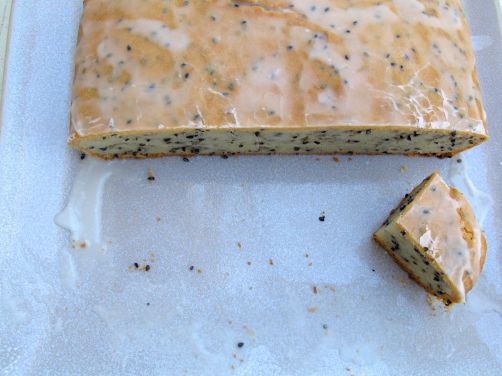 Black Sesame Mochi Cake Black Sesame Mochi Cake