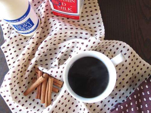 Making Cinnamon Coffee Ice Cream Making Cinnamon Coffee Ice Cream