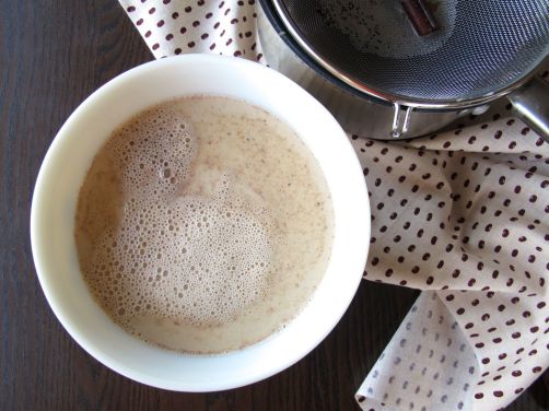 Making Cinnamon Coffee Ice Cream Making Cinnamon Coffee Ice Cream