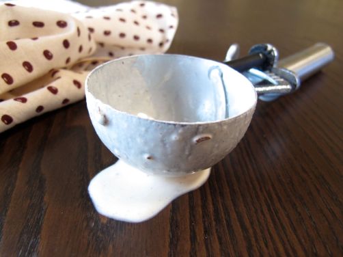 Cinnamon Coffee Ice Cream with chocolate stracciatella Cinnamon Coffee Ice Cream with chocolate stracciatella