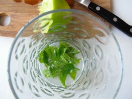 Making Lychee Mojitos