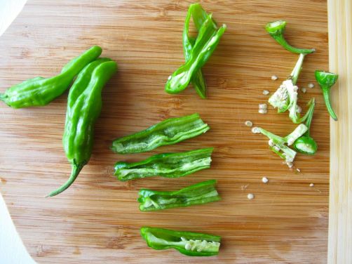 Making Blistered Shishito Salsa