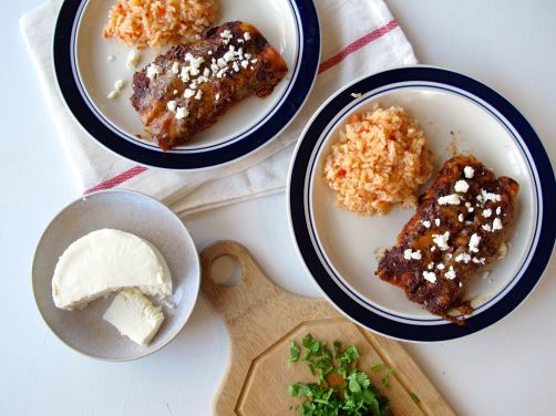 Mole Enchiladas
