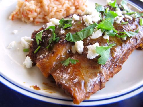 Chicken Mole Enchiladas