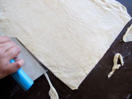 Making French Apple Tart with Brown Sugar Cinnamon Glaze