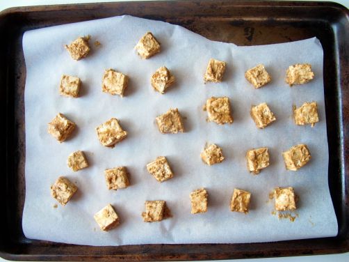 Making Baked Peanut Tofu for Vietnamese Style Soba (Bun Chay) Making Baked Peanut Tofu for Vietnamese Style Soba (Bun Chay)