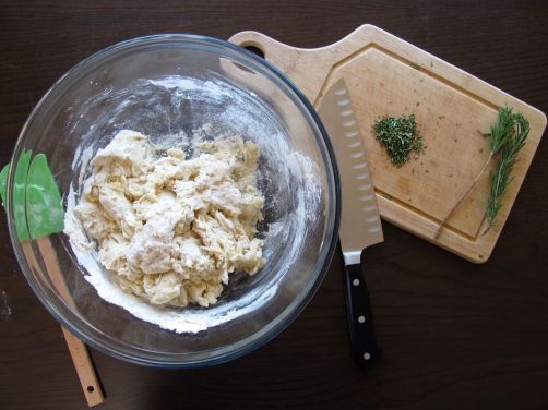 Making Pomegranate Rosemary Focaccia