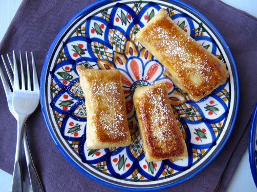 Pumpkin Cheese Blintzes