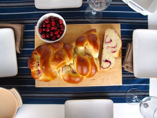 Cranberry Swirl Challah