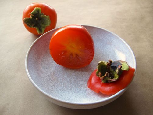 Ripe Hachiya Persimmons